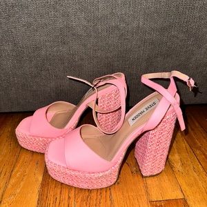 Steve Madden Pink Platform Heels